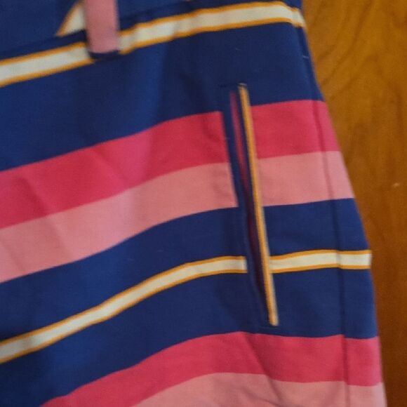 STYLUS Blue and Pink Bermuda Shorts Casual Style - Picture 4 of 5